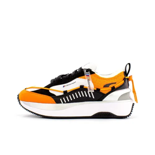 PUMA Cruise Rider Bmw Mms Low Топ Кроссовки для тренировок Женские Оранжевый Черный Белый