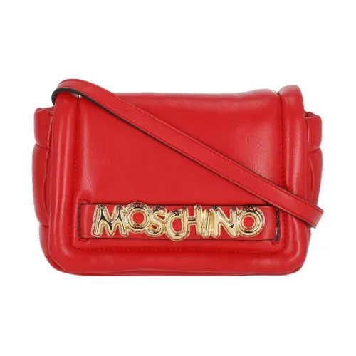 MOSCHINO Сумка через плечо из коровьей кожи женская красная