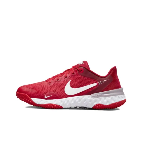 Nike Alpha Huarache 3 Амортизирующие шоки противоскользящие устойчивые к истиранию низкий топ баскетбольные кроссовки для тренировок мужской красный