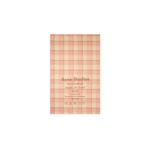 Acne Studios Вязаные Шарфы Унисекс Розовый
