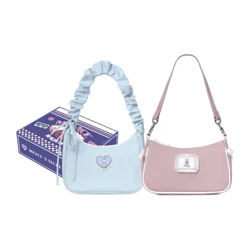 MR.ACE HOMME Полиэстер Плечо Сумка Хобо Сумка Сумка Стандартная Женская Белая Черная