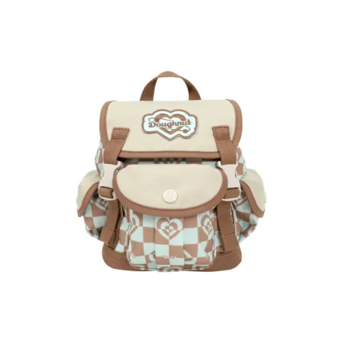 Doughnut Полиэстер Ручная сумка Сумка через плечо Рюкзак Обычный Женские Гриб Клетчатый Крем Клетчатый Глициния