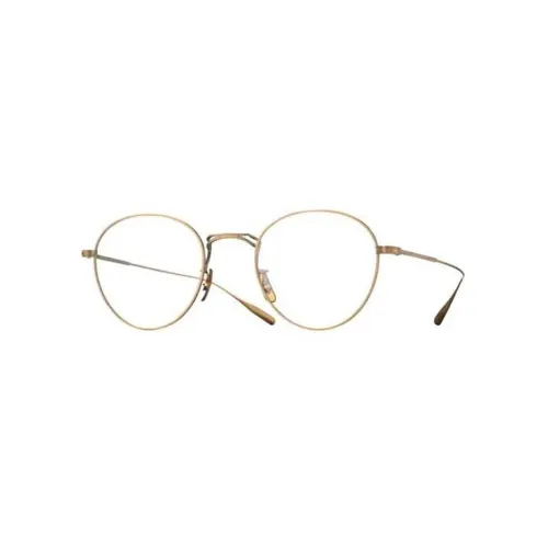 Очки Oliver Peoples с диоптриями золотые унисекс