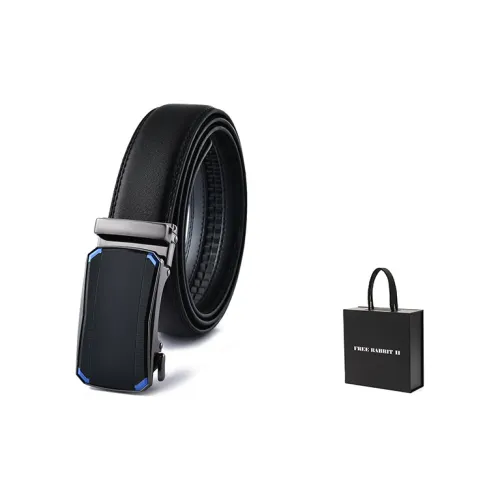 FREE RABBITⅡ Автоматическая застежка для YOUNG и среднего возраста бизнес-ремни из коровьей кожи мужской 3,5 см