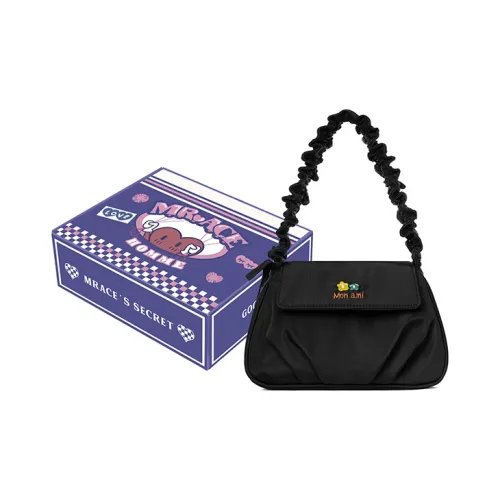 MR.ACE HOMME Полиэстер Плечевая сумка Сумка-багет Плечевая сумка Стандартная Женская Белая