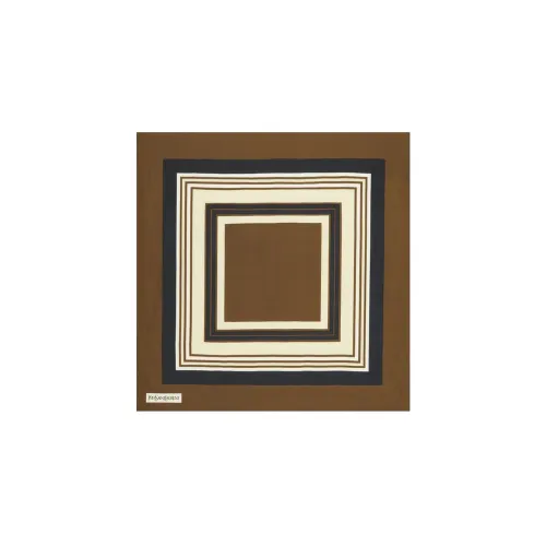 SAINT LAURENT Шелковые шарфы Разноцветные Женские