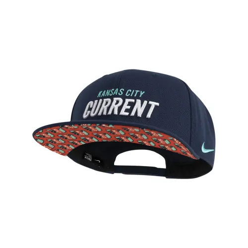 NIKE Полиэстер Бейсболка Синяя Унисекс