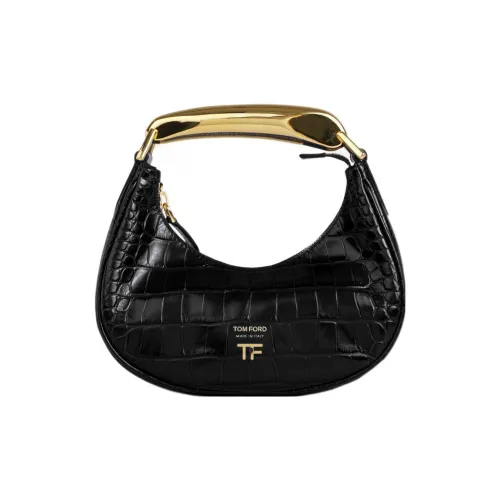 TOM FORD Bianca Телячья кожа Сумка через плечо Сумка Женская Черная