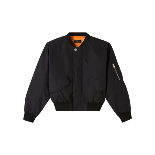 A.P.C FW23 Cropped Coat Women's Black