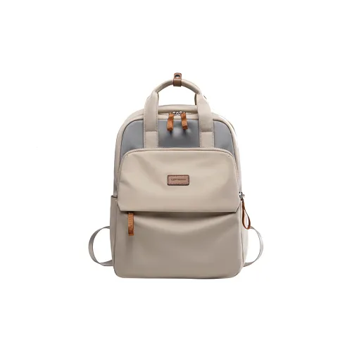 LEFF Ткань Ноутбук Сумка Рюкзак Одно плечо Портативный Рюкзак Средний Женские