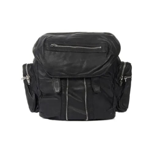 Alexander Wang Sheepskin Backpack Unisex Black Александр Ванг Овчина Рюкзак Унисекс Черный