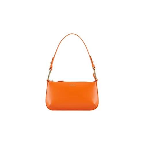 GIORGIO ARMANI Коровья кожа Одно плечо Клатч Средний Женский Апельсин