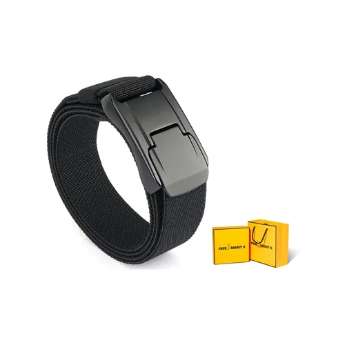 FREE RABBITⅡ Тактический Пряжка Эластичный трикотаж Юность Повседневный Автоматическая пряжка Кожаные ремни Унисекс