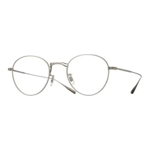 Очки Oliver Peoples с диоптриями серебряные унисекс