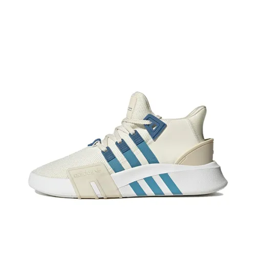Adidas Originals Eqt Bask Adv Slip Resistant Abrasion Resistant Низкий Топ Повседневная Обувь Унисекс Бежевый Синий