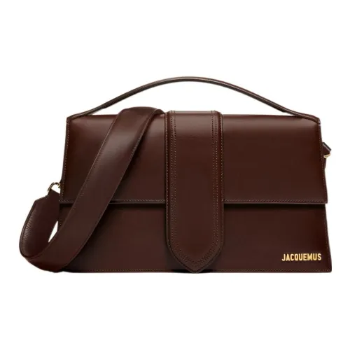 Jacquemus Коровья кожа Портативная Сумка через плечо Сумка на плечо Женская Коричневая