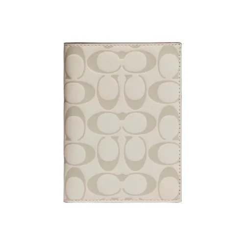 COACH Телячья кожа Держатель для паспорта Женский Умбра