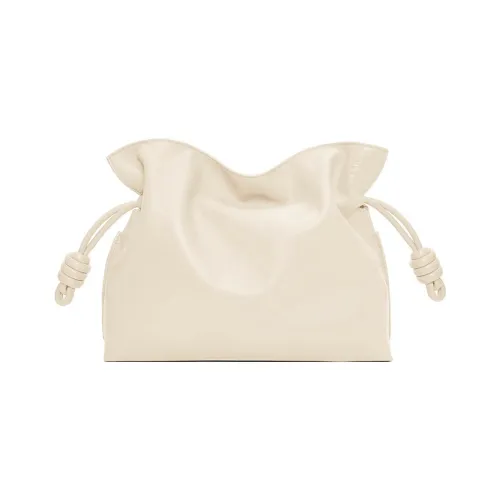 LOEWE Nappa Коровья кожа Одно плечо Через плечо Клатч Стандартный Женский Экрю