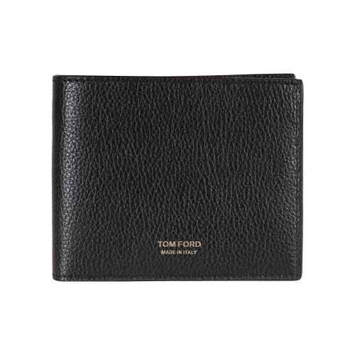 TOM FORD Кошелек из телячьей кожи мужской черный