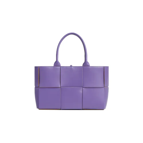 Bottega Veneta Arco Sheepskin Tote Bag Shopping Bag Handbag Small Women's Purple