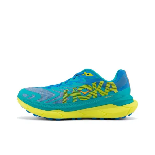 HOKA ONE ONE Tecton X 2 Амортизаторы Устойчивые к износу Противоскользящие Низкий Топ Беговые кроссовки Женские Зеленый