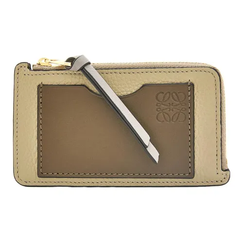 LOEWE Коровья кожа Держатель для карт Женский Лавровый зеленый Темный хаки зеленый