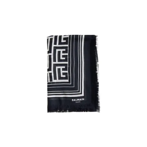 BALMAIN Вязаные шарфы Женские Черный