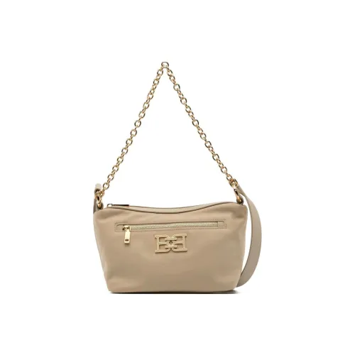 BALLY Нейлон Портативная Сумка через плечо Сумка для плеча Средняя Женская Бежевая Желтая