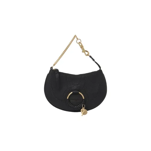 See By Chloe Hana Рельефная кожа Козья Сумка Клатч Стандартная Женская Черная