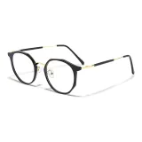 Чёрный, золотой (с плоской подошвой, световые анти-синий световые линзы)