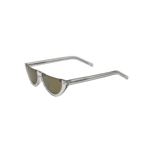 SAINT LAURENT Нерегулярная форма Солнцезащитные очки Женские Серый