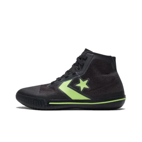 Конверс All Star BB HyperBrights High Топ Баскетбольные кроссовки Унисекс Черный Зеленый