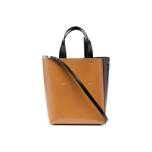 MARNI Сумка из коровьей кожи сумка для покупок сумка через плечо сумка обычная женская коричневая