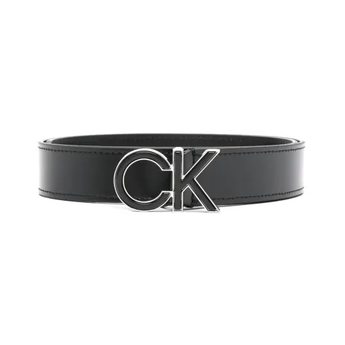 Calvin Klein Коровья кожа Ремни Черные Женские