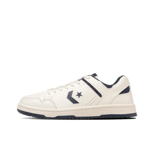 Конверс Weapon Sk O противоскользящие устойчивые к истиранию низкие топовые скейтборд-кроссовки унисекс белый и синий японская версия