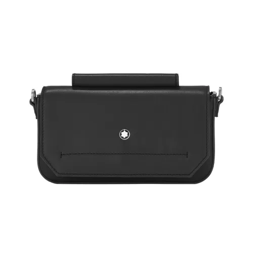 MONTBLANC Телячья кожа PLANNER Сумка Одно плечо Через плечо Клатч Мужской Черный