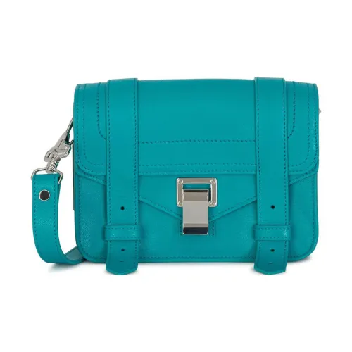 PROENZA SCHOULER Сумка через плечо из кожи мини женская синяя