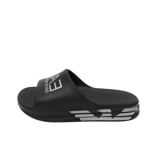 EMPORIO ARMANI EA7 EVA Шлепанцы Мужские Черные