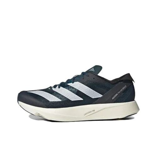 Adidas Adizero Takumi Sen 9 Амортизаторы Slip-resistant Низкий топ Карбоновая плита Беговые кроссовки Мужской Черный белый