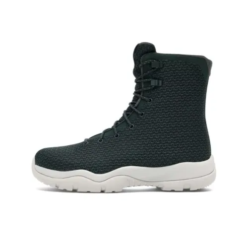 Джордан Будущее Boot 'Гроув зеленый Vert Clairere' Амортизация Высокий Топ Винтажные баскетбольные кроссовки Мужской Серый