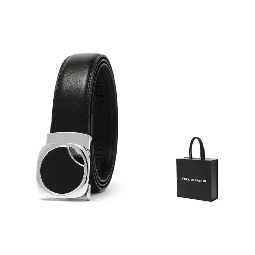 FREE RABBITⅡ Квадратный Круглый Голова Ремень Бизнес Автоматическая Застежка Мужской 3,5 см