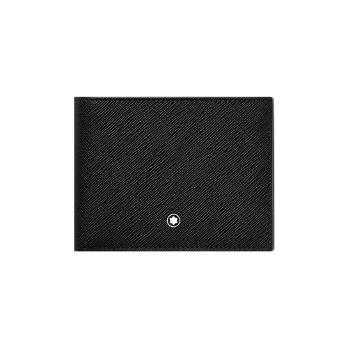 MONTBLANC Телячья кожа Кошелек Мужской Черный