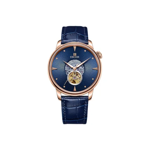 EBOHR Механический механизм Мужской EBOHR Master Collection Часы 42мм*42мм*12мм Синий