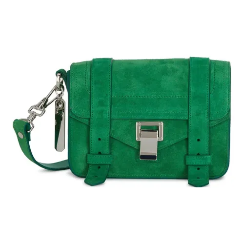 PROENZA SCHOULER Сумка через плечо из кожи мини женская зеленая