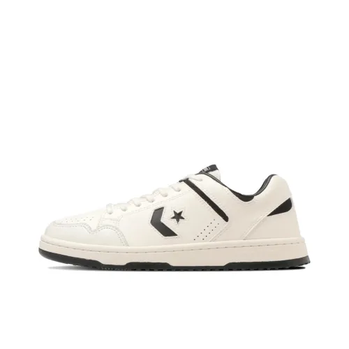 Конверс Weapon Sk O противоскользящие устойчивые к истиранию низкие топовые скейтбордические кроссовки унисекс черно-белого цвета японская версия