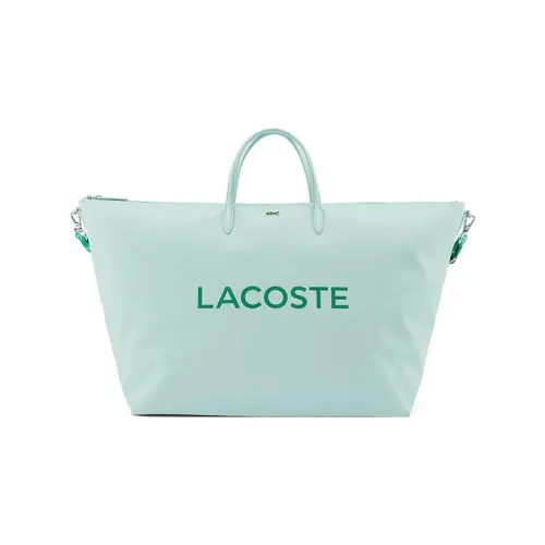 Сумка Tote из ПВХ в сотрудничестве с LACOSTE Сумка для покупок Сумка через плечо Сумка маленькая Женская Светло-синяя