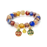 Дым Пепельный Браслет из Лиули (Смешанный Цвет)