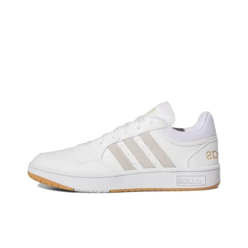 Adidas Neo Hoops 3,0 Slip-Resistant Low Top Скейтборд Кроссовки Мужские Белый Желтый