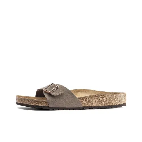 Birkenstock Нубук Стильные Сандалии Унисекс Коричневый Узкая версия