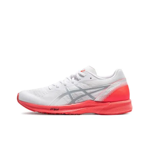 Asics Tarther Rp 3 Устойчивый к истиранию Дышащий Отскок Низкий Топ Повседневные Беговые кроссовки Женские Белые Розовые